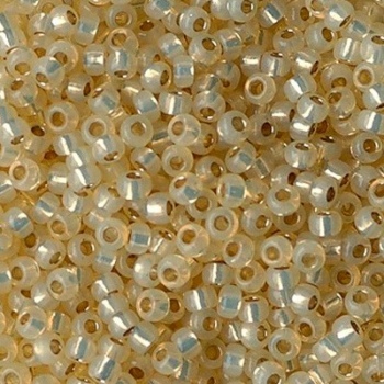 Perline Rocailles Miyuki 8/0 Buttercream Color Lined