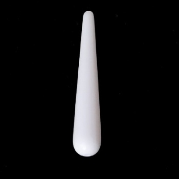 Goccia Plexi Bianco Perla 7x38mm