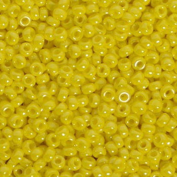 Perline Rocailles Miyuki 11-0 Opaque Yellow Luster