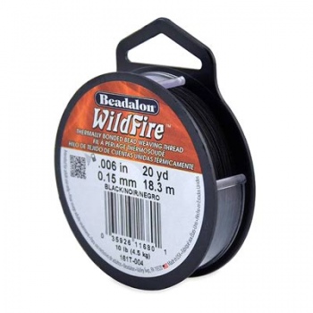 Filo Wildfire Black Misura 0,15mm 18,3 mt